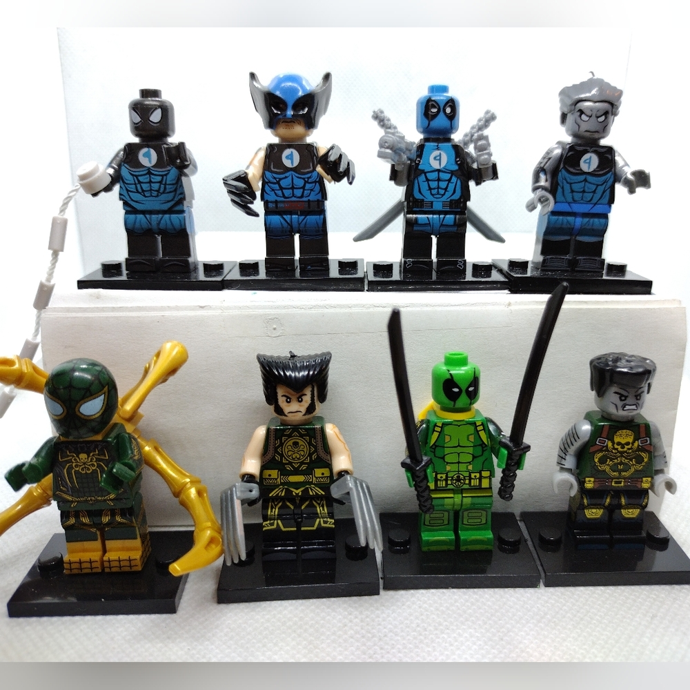 Alternate Fantastic Four The Fatal Four vs Hydra Four custom designed minifigure